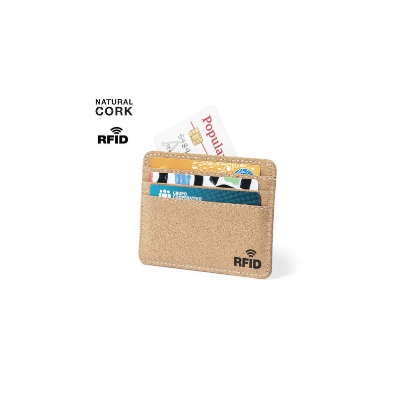 Porte-Cartes Élégant et Personnalisé avec Protection RFID pas cher - Reylox Matières : liège