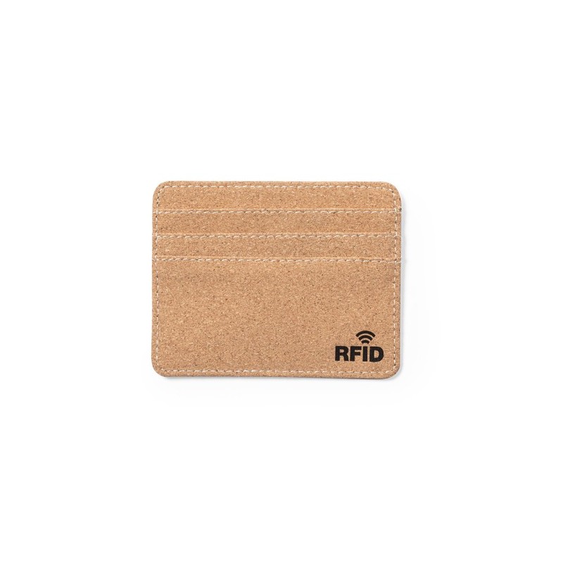 Porte-Cartes Élégant et Personnalisé avec Protection RFID pas cher - Reylox Matières : liège cadeau entreprise pas cher