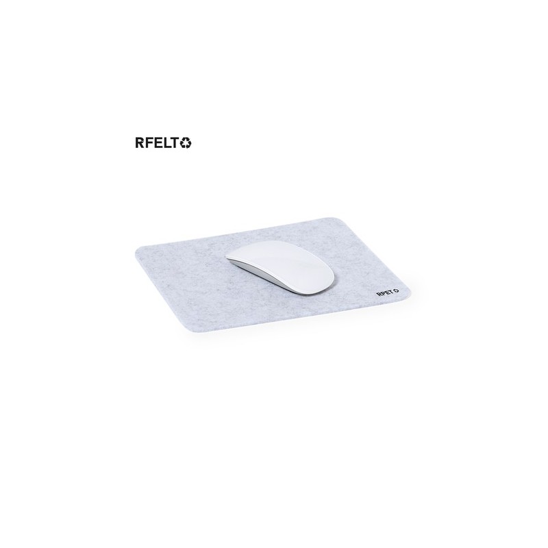 Tapis Souris Éco-responsable Personnalisé pour Bureau - Lena Matières : silicone Couleurs : gris personnalisable avec votre logo