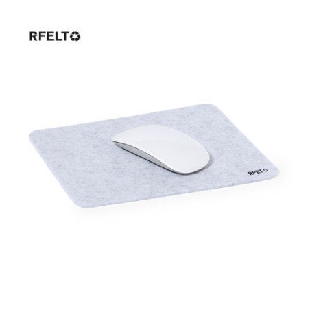 Tapis Souris Éco-responsable Personnalisé pour Bureau - Lena Matières : silicone Couleurs : gris personnalisable avec votre logo