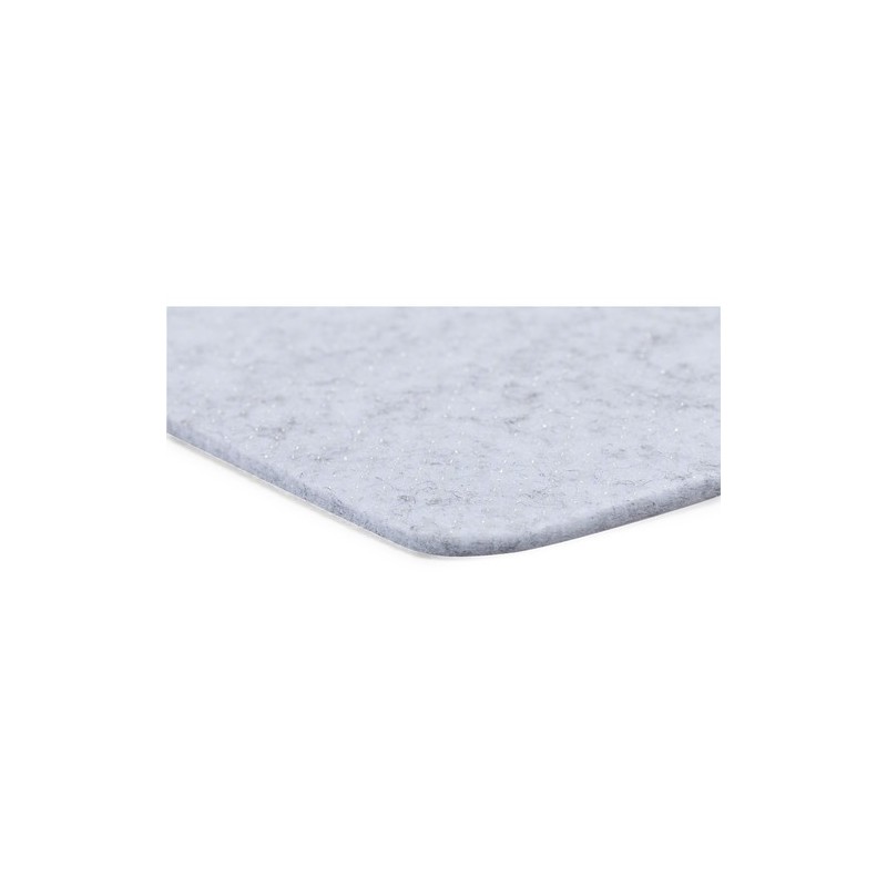Tapis Souris Éco-responsable Personnalisé pour Bureau - Lena Matières : silicone Couleurs : gris cadeau entreprise pas cher