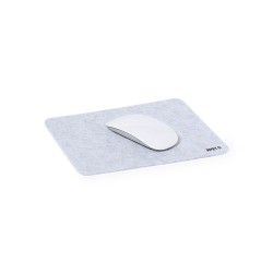 Tapis Souris Éco-responsable Personnalisé pour Bureau - Lena Matières : silicone Couleurs : gris impression haute définition