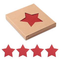 Sous-verres écologiques en feutre RPET - STARGUARD
