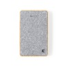 Batterie Éco-responsable Personnalisée 5000 mAh - Power Bank Bralty Matières : bambou personnalisable avec votre logo