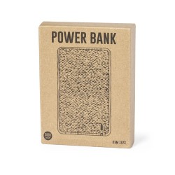 Batterie Éco-responsable Personnalisée 5000 mAh - Power Bank Bralty Matières : bambou goodies publicitaire événementiel