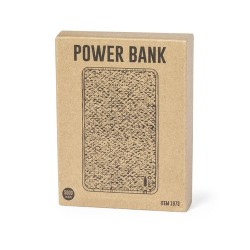 Batterie Éco-responsable Personnalisée 5000 mAh - Power Bank Bralty Matières : bambou impression haute définition