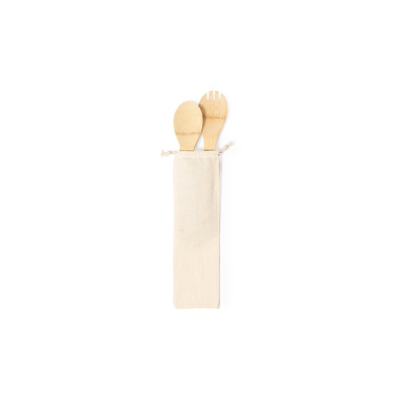 Set de Salade Éco-responsable en Bambou Personnalisé - Berter Matières : bambou impression haute définition