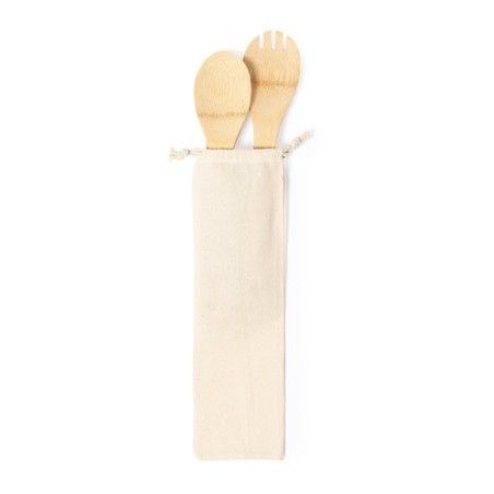 Set de Salade Éco-responsable en Bambou Personnalisé - Berter Matières : bambou impression haute définition
