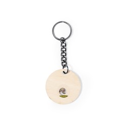 Porte-Clés Éco-responsable Ensemencé Pratique Personnalisé - Krusty Matières : bois 2