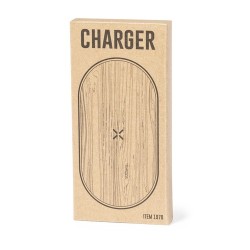 Chargeur Éco-responsable Sans Fil Personnalisé pas cher - Tedey Matières : bambou objet promotionnel éco-responsable