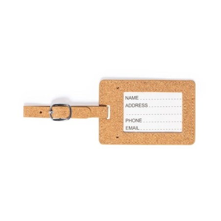 Identificateur Personnalisé de Valise Dastin - Personnalisez Votre Voyage Matières : liège goodies publicitaire événementiel