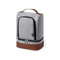 Sac Isotherme Éco-responsable Personnalisé - Kumak pas cher Matières : PET recyclé Couleurs : gris