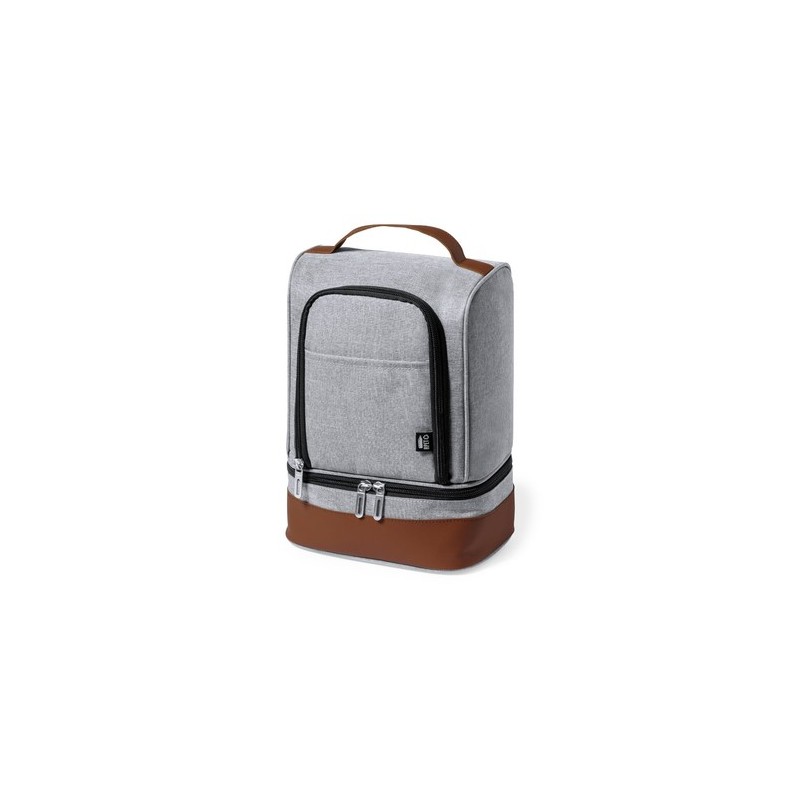 Sac Isotherme Éco-responsable Personnalisé - Kumak pas cher Matières : PET recyclé Couleurs : gris