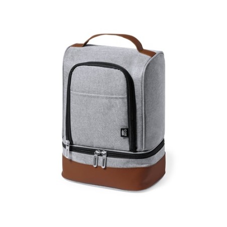 Sac Isotherme Éco-responsable Personnalisé - Kumak pas cher Matières : PET recyclé Couleurs : gris