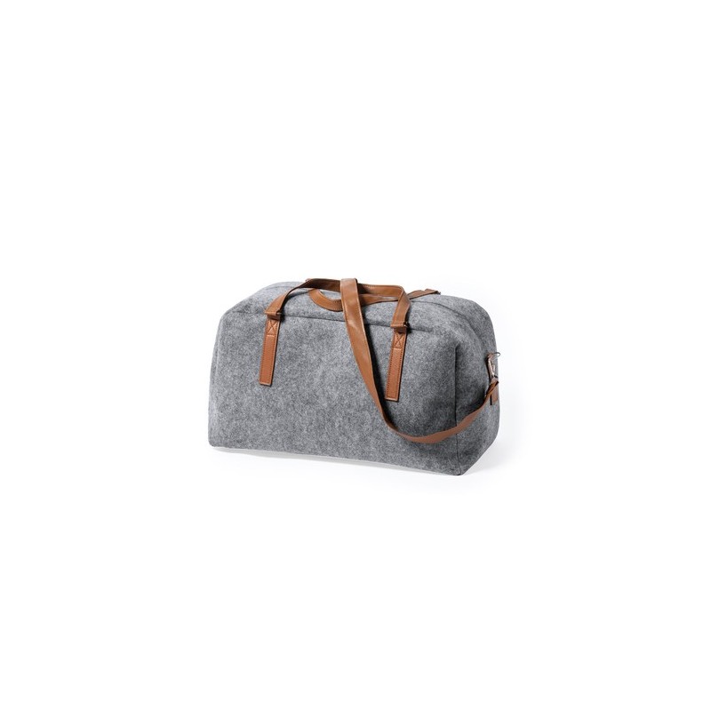 Sac de Voyage Éco-responsable Personnalisé et Chic pas cher - Denver Matières : PET recyclé Couleurs : gris cadeau entreprise pa