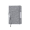 Set Éco-responsable de Bloc-notes et Stylo Personnalisé Wendam Matières : métal Couleurs : gris