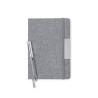 Set Éco-responsable de Bloc-notes et Stylo Personnalisé Wendam Matières : métal Couleurs : gris livraison express 24h 48h