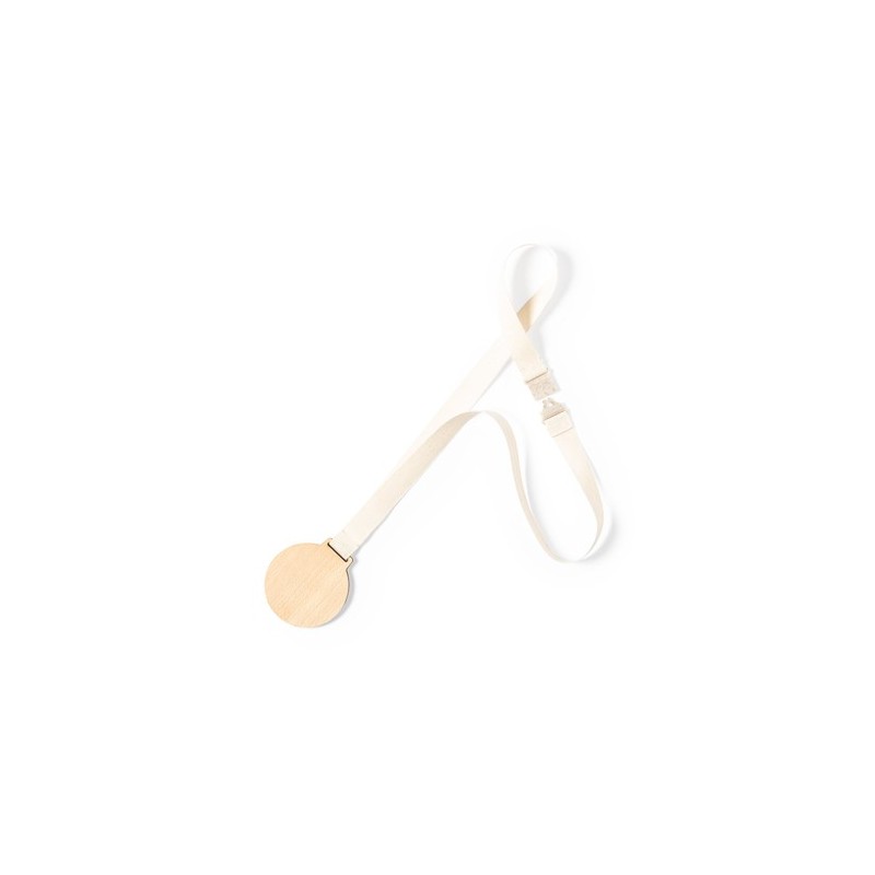 Médaille Personnalisée Éco-responsable - Guster Cadeau Matières : bois Couleurs : blanc goodies publicitaire événementiel