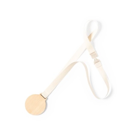 Médaille Personnalisée Éco-responsable - Guster Cadeau Matières : bois Couleurs : blanc goodies publicitaire événementiel