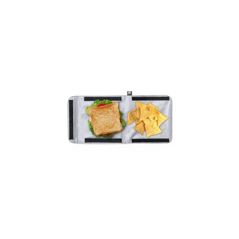 Lunch-Box Isotherme Éco-responsable Personnalisée - Kalkin Matières : PEVA Couleurs : gris impression haute définition