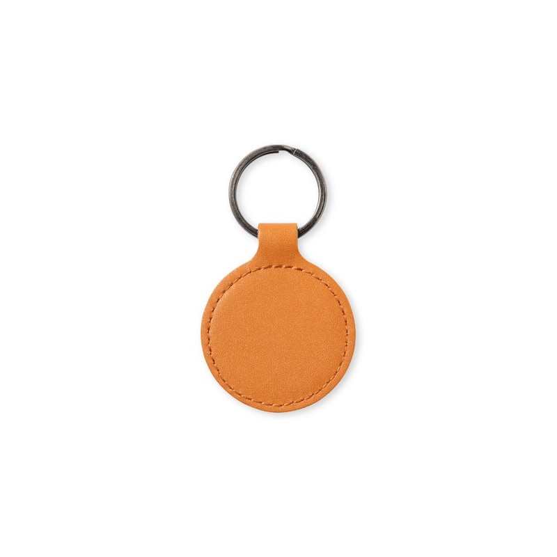 Porte-Clés Personnalisé Éco-responsable - Dontex Matières : cuir recyclé Couleurs : marron cadeau entreprise pas cher