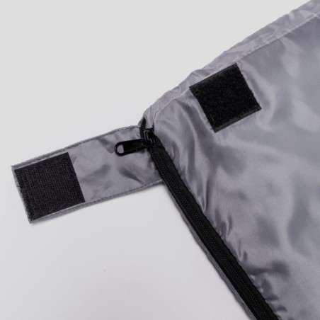 Sac de Couchage Pratique et Éco-responsable Personnalisé - Daltom Matières : PET recyclé Couleurs : gris marquage laser ultra pr