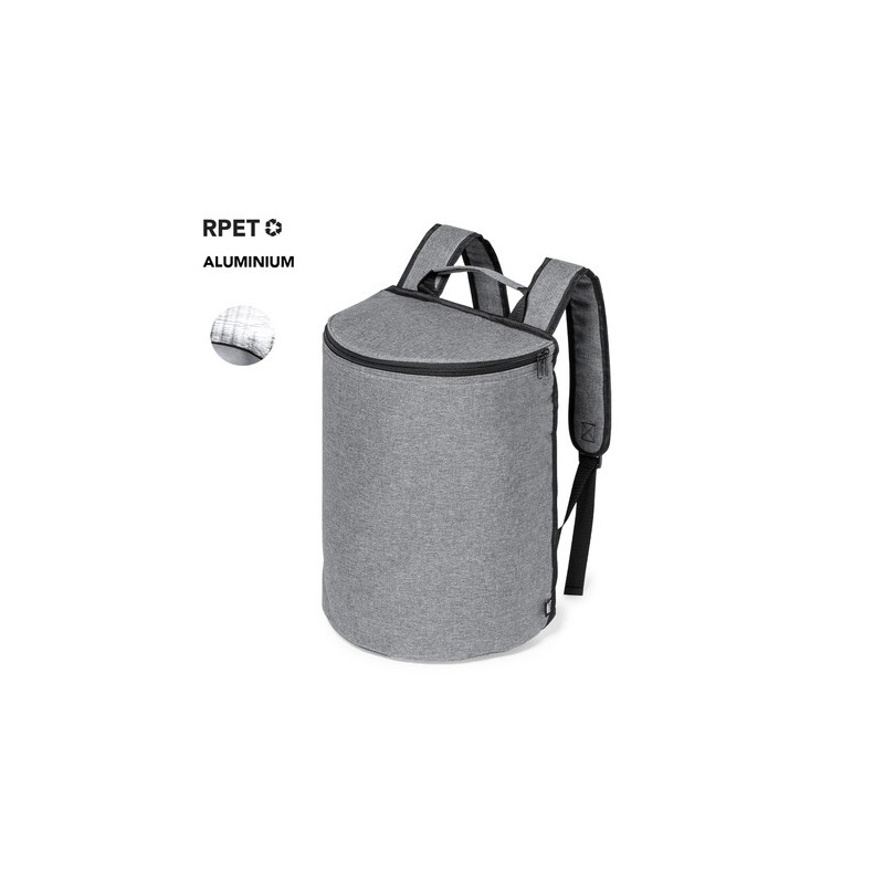 Sac à Dos Isotherme et Durable Personnalisé pas cher Yamir Matières : aluminium Couleurs : gris personnalisable avec votre logo