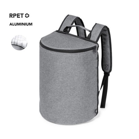 Sac à Dos Isotherme et Durable Personnalisé pas cher Yamir Matières : aluminium Couleurs : gris personnalisable avec votre logo