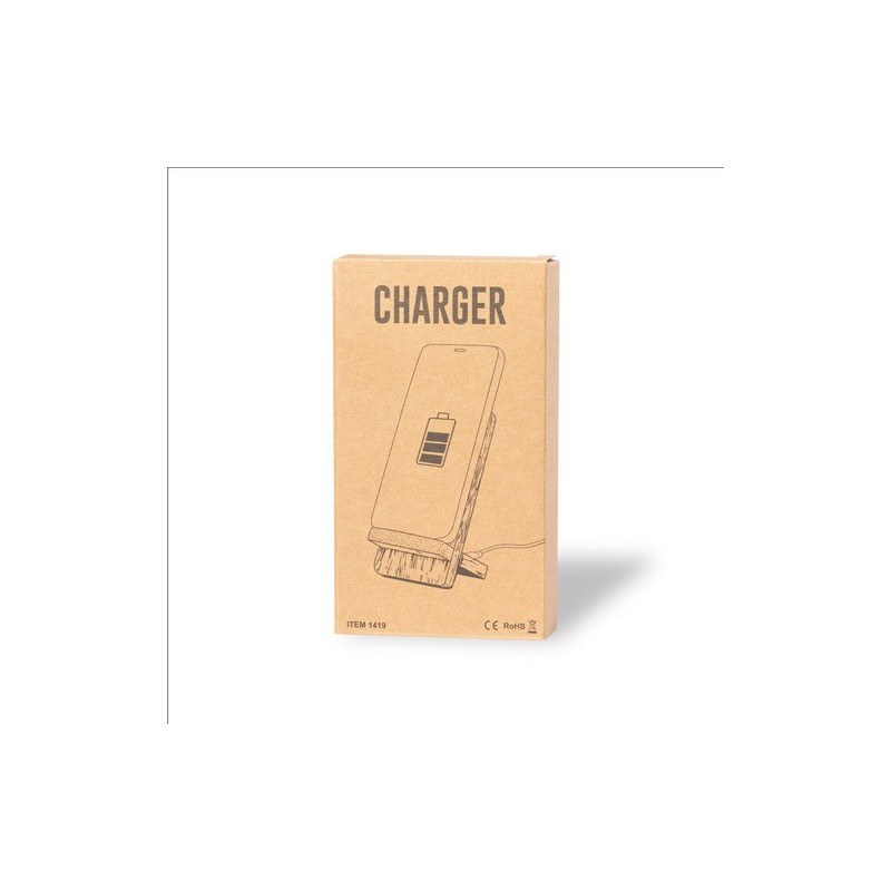 Chargeur Éco-responsable et Pratique Personnalisé pas cher - Grodin cadeau collaborateur premium