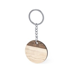 Porte-Clés Ciran en Bois Naturel - Personnalisable 2