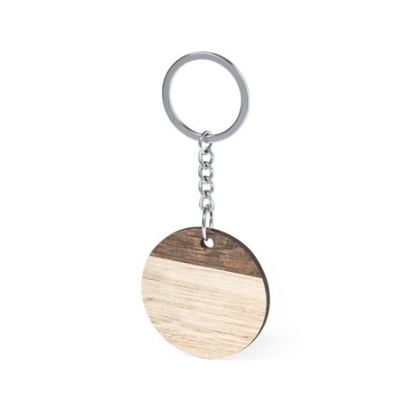Porte-Clés Ciran en Bois Naturel - Personnalisable