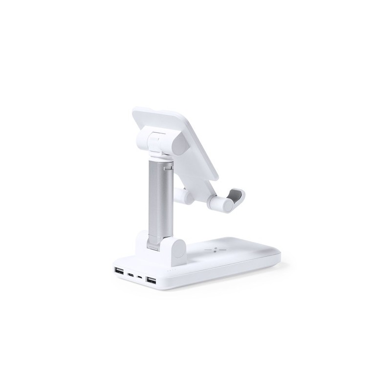 Support Multifonction Pratique Personnalisé Cheviot Couleurs : blanc marquage laser ultra précis