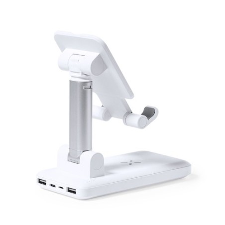 Support Multifonction Pratique Personnalisé Cheviot Couleurs : blanc marquage laser ultra précis