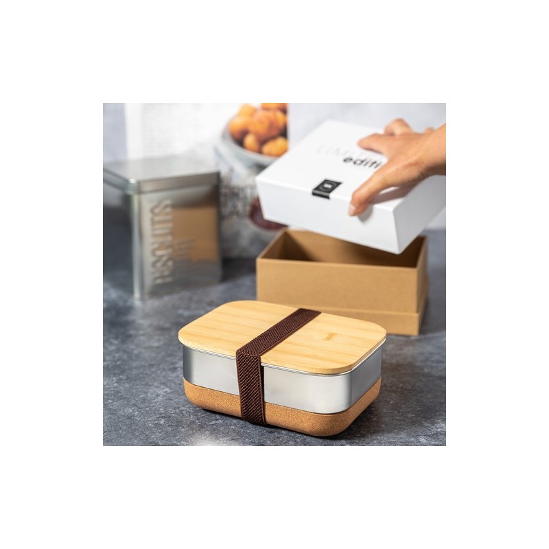 Boîte à Lunch Éco-responsable Personnalisée en Édition Limitée - Lanrok Matières : bambou livraison express 24h 48h