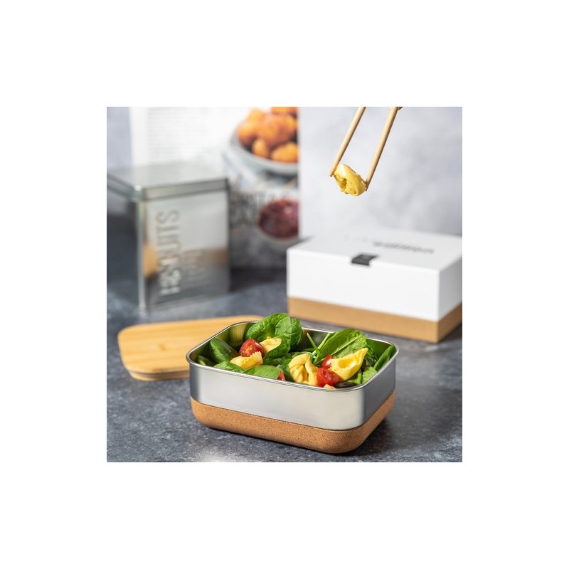 Boîte à Lunch Éco-responsable Personnalisée en Édition Limitée - Lanrok Matières : bambou objet promotionnel éco-responsable