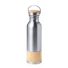 Gourde Éco-responsable et Pratique Personnalisée Gaucix Matières : bambou Couleurs : argenté
