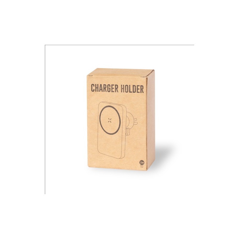 Chargeur Sans Fil Éco-responsable Personnalisé de Gonzo Matières : bambou goodies entreprise design
