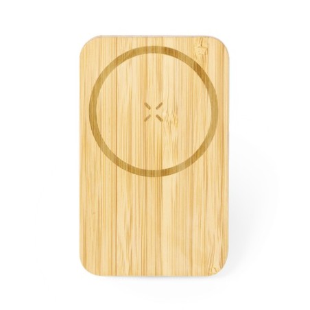 Chargeur Sans Fil Éco-responsable Personnalisé de Gonzo Matières : bambou impression logo haute qualité