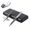 Set Premium Personnalisé de Stylo & Roller - Williams Matières : métal Couleurs : noir personnalisable avec votre logo