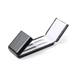 Set Premium Personnalisé de Stylo & Roller - Williams Matières : métal Couleurs : noir marquage laser ultra précis