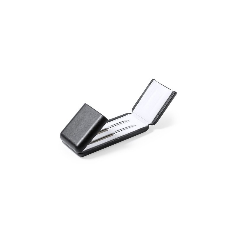 Set Premium Personnalisé de Stylo & Roller - Williams Matières : métal Couleurs : noir marquage laser ultra précis