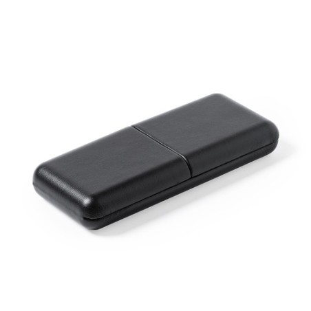 Set Premium Personnalisé de Stylo & Roller - Williams Matières : métal Couleurs : noir accessoire événementiel unique