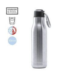 Bouteille Isotherme Personnalisée Thermique Higrit Matières : acier inoxydable Couleurs : argenté 2