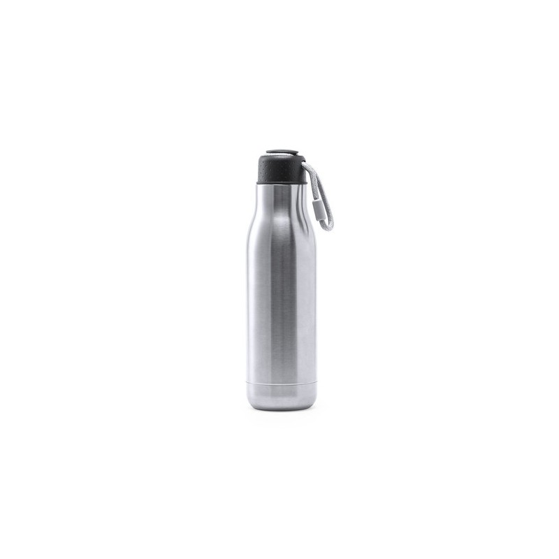 Bouteille Isotherme Personnalisée Thermique Higrit Matières : acier inoxydable Couleurs : argenté cadeau entreprise pas cher