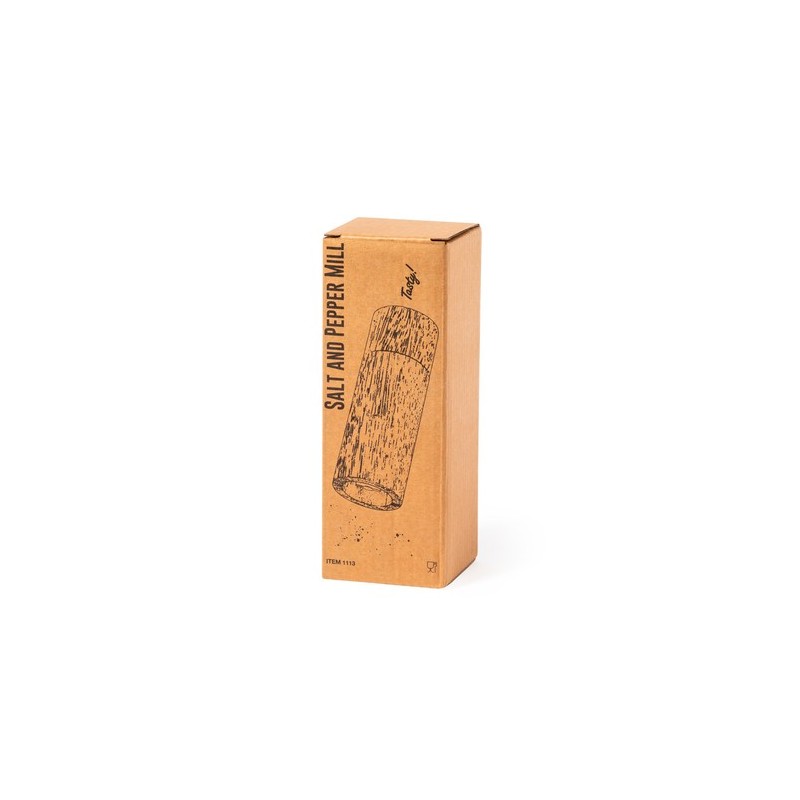 Moulin Éco-responsable à Sel et Poivre Pratique - Yonan Matières : bois impression haute définition