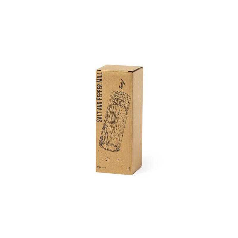 Moulin Éco-responsable à Sel et Poivre Pratique - Yonan Matières : bois marquage laser ultra précis