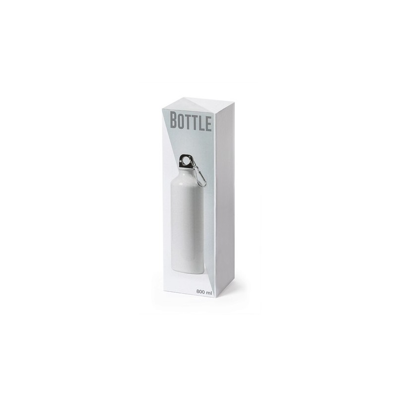 Bidon Personnalisable 800ml Sublimation Bredix Matières : aluminium Couleurs : blanc goodies publicitaire événementiel
