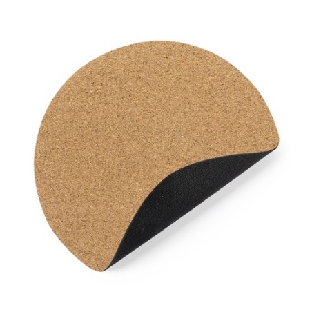 Tapis Souris Topick Circulaire en Liège Naturel