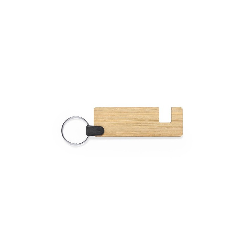 Porte-Clés Éco-responsable Personnalisé Support Evans Matières : bambou personnalisable avec votre logo