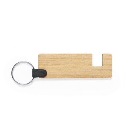 Porte-Clés Éco-responsable Personnalisé Support Evans Matières : bambou impression haute définition
